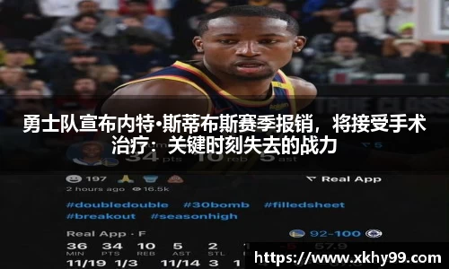 勇士队宣布内特·斯蒂布斯赛季报销，将接受手术治疗：关键时刻失去的战力