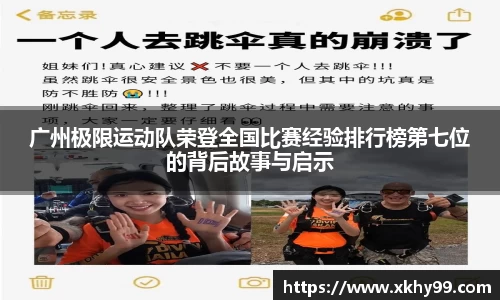广州极限运动队荣登全国比赛经验排行榜第七位的背后故事与启示