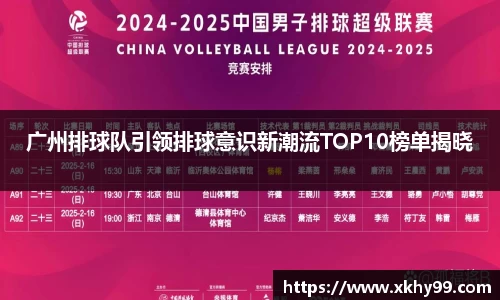广州排球队引领排球意识新潮流TOP10榜单揭晓